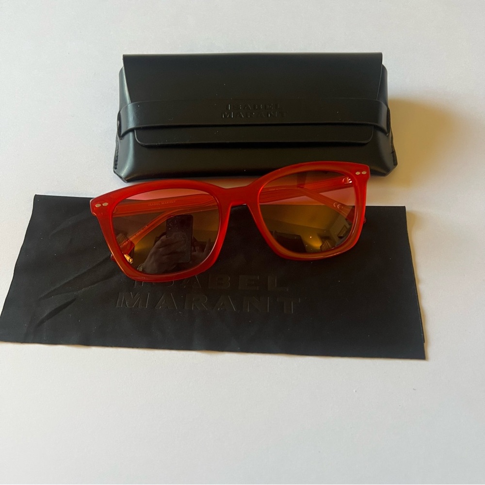 ISABEL MARANT Red Sunglasses Isabel Marant
IM 0010/S C9A/0X NEW WITH CASE - Picture 1 of 16